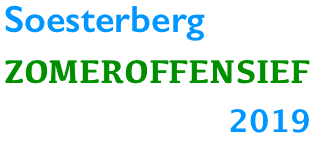 Soesterberg 
ZOMEROFFENSIEF 
                             2019